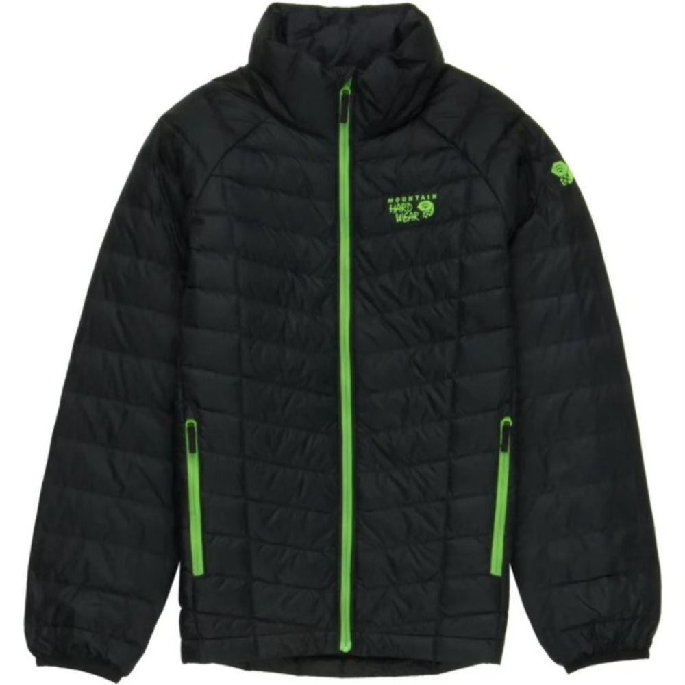 Mountain Hard Wear Black Green Puffer Jacket Youth Medium